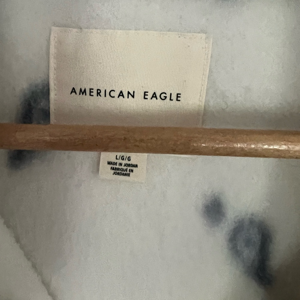 American Eagle Patterned Quarter-Button Fleece - image 3